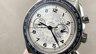 Omega Speedmaster Chronoscope SS 32930435102001 Omega Watch Review [upl. by Netsreik]