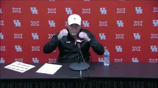 Houston Football Availability Head Coach Dana Holgorsen Nov 13 2023 [upl. by Kaslik870]