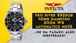 He vuelto a comprar un INVICTA Prodiver 8926OB y mira lo que me ha pasado [upl. by Cavil]