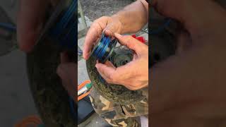 How to reinstall grass strimmer wire [upl. by Aihtenak701]