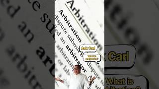 Carl explains arbitration lawyer lawsuit personalinjury arbitration [upl. by Aliet972]