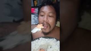 Scramble Egg with 555 Sardines Mukbang egg sardine sardinesrecipe shortsvideo shortsviral [upl. by Salomie160]