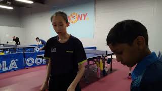 Elite TTC Goldenway Individual League  Div A  Wendy Liu 869 vs Henry Li 806  30 [upl. by Thorn]