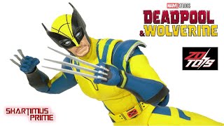 ZD Toys Wolverine Logan Deadpool and Wolverine Marvel Studios Movie 110 Scale Action Figure Review [upl. by Adimra382]