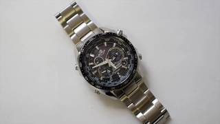 Обзор часов Casio Edifice EQS500 [upl. by Anadal]