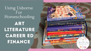 Best Usborne Books for Homeschooling Elementary  Part 2  Literature Art Career Ed and Finance [upl. by Latsyek599]