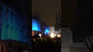 Das Vaterunser zum Martinsfest auf dem Domplatz Erfurt [upl. by Gigi]