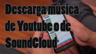 La mejor aplicación para descargar música de Youtube desde Android  Peggo [upl. by Anahahs591]