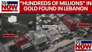 ISRAEL quotHundreds of millions in goldquot found in Hezbollah bunker [upl. by Kerge]