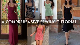 make the dress of YOUR DREAMS in one day SEWING TUTORIAL [upl. by Ollehcram]