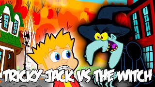 TRICKY JACK vs THE TRICKY WITCH 🤣 Cool School Cartoons for Kids w Ms Booksy [upl. by Nevil]