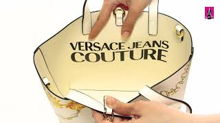 3590034 Видеообзор I Женский тоут VERSACE JEANS COUTURE REVERSIBLE SHOPPER [upl. by Eidnil535]