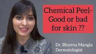 Chemical Peeling Before amp After  Chemical Peels  Acne Scar  Dr Bhavna [upl. by Zachar]