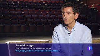 Juan Mayorga Premio Princesa de Asturias de las Letras 2022 Tve [upl. by Mazur]