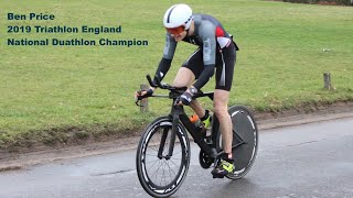 Ben Price English National Duathlon Champion 2019 [upl. by Arinaid973]