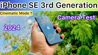 iPhone SE 3rd Generation Videography Test in 2024  Cinematic Mode🤯 [upl. by Ettelimay]