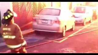 PGJDF muestra nuevo video de explosión en Cuajimalpa [upl. by Eniamreg]