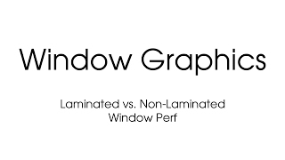 Signs Laminated vs NonLaminated Window Perf [upl. by Hutton505]