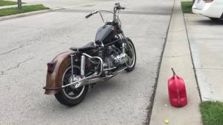 81 gl1100 Goldwing chop [upl. by Drobman33]