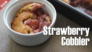 Vegan Strawberry Cobbler [upl. by Eninahpets24]