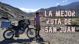 CALINGASTA  La mejor ruta para VIAJAR  SAN JUAN Y SUS CURVAS  PRIMER VIAJE SOLO EN MOTO [upl. by Sile]