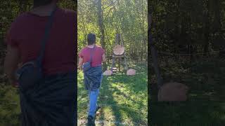 Axe throwing at salt festival shorts [upl. by Akeem]