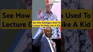 When Gachaguas plan was to remove Raila from Kenyan politics before he got Impeached himself [upl. by Allan845]