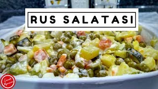 Rus Salatası Nasıl Yapılır Meze Salata TarifleriSende Yapsana [upl. by Montagna]