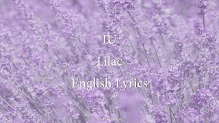 Lilac  IU English Lyrics [upl. by Vastha]