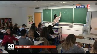 Prépa Médecine Cours Thalès  JT F2  quotPrépas Privées  une sélection cachée quot 02112017 [upl. by Yks663]