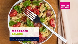 Kook mee met ASVZ macaroni salade [upl. by Zaraf]