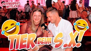 TIER beim SX 🤣🤣 Straßenumfrage Oktoberfest Wittlich [upl. by Dick]