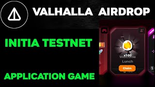 Valhalla Foundation Airdrop Full Guide Step By Step  Initia Tesetnet Mint NFT amp install Application [upl. by Allac]