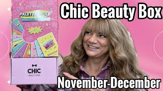 CHIC Beauty Box December  November 2023 BiMonthly Makeup Subscription  Discount Code [upl. by Kistner]