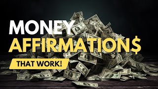 Morning Money Affirmations That Work [upl. by Merrili462]