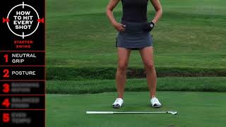 How to swing a golf club 5 steps for beginners [upl. by Inol734]