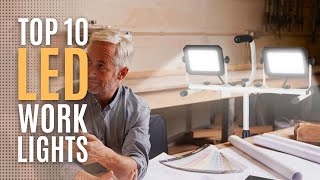 Top 10 Best Led Work Lights of 2023  Dual Head Working Light with Telescopic Tripod Stand [upl. by Sidras]