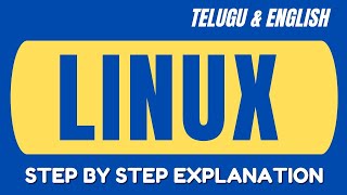 Linux tutorials in Telugu amp English by Sr Corporate Trainer kk [upl. by Gilliette]