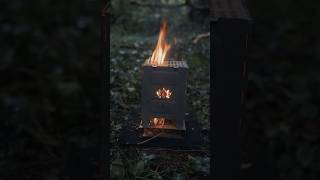 Best Lightweight Folding Camping Stove 🔥 Titanium Boundless Voyage camping bushcraft [upl. by Kesley]