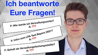 Gehalt als Verwaltungsfachangestellte  Einstellung zum Verwaltungswirt  QampA 3 [upl. by Zizaludba]