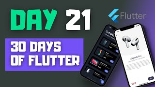 Day 21  Catalog Model Fix  AppBar Fix 30DaysOfFlutter [upl. by Monty]