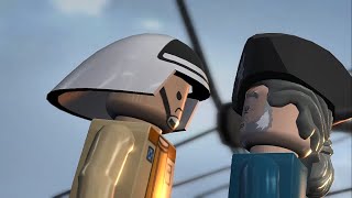 Captain Antilles gets mad of Mr Gibbs being a pirate  LEGO Pirates of the Carribean [upl. by Oremo750]