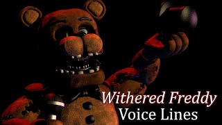 Withered Freddy Voice Lines Animated [upl. by Fleur]