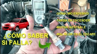 ¿CÓMO DIAGNOSTICAR UN SENSOR DE OXIGENO  Omar VW [upl. by Stubbs379]