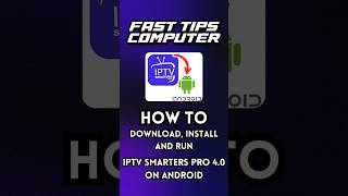 How to download install and run IPTV Smarters Pro 40 on Android install iptvsmarters android [upl. by Aisanat848]