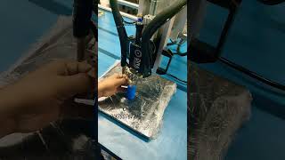 Manual spot welding machine with hand rotating  Spot welding machine  Battery welding  Lithium [upl. by Ilysa820]