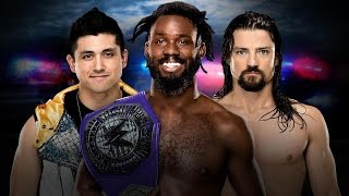 Rich Swann vs TJ Perkins vs Brian Kendrick Cruiserweight  Roadblock 2016 WWE 2K16 [upl. by Linea]