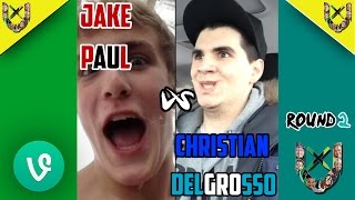 ULTIMATE Jake Paul vs Christian Delgrosso Vine Compilation 2016  ROUND 2 [upl. by Yraht916]