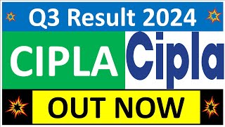 CIPLA Q3 results 2024  CIPLA results today  CIPLA Share News  CIPLA Share latest news today [upl. by Bunce793]