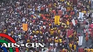 TV Patrol Libolibo nakilahok sa prusisyon ng replica ng Itim na Nazareno [upl. by Enilav318]